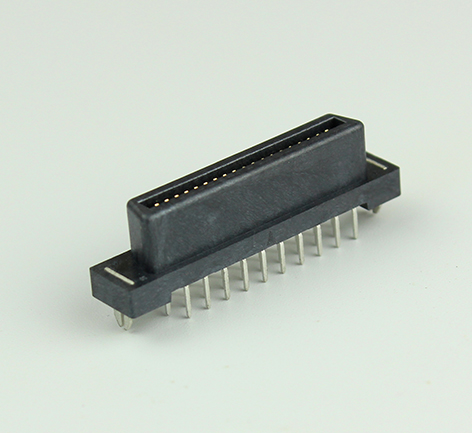1.27mm 40pin female end plate to board in-line connector